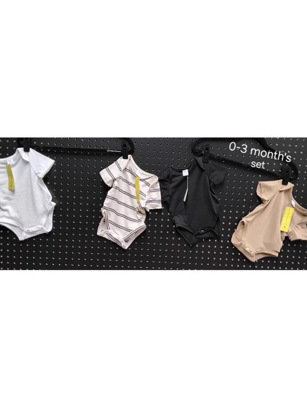 Adorable 0-3 Month Baby Bodysuit Set – Grab Yours Now!